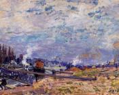 阿尔弗莱德 西斯莱 : The Seine at Grenelle